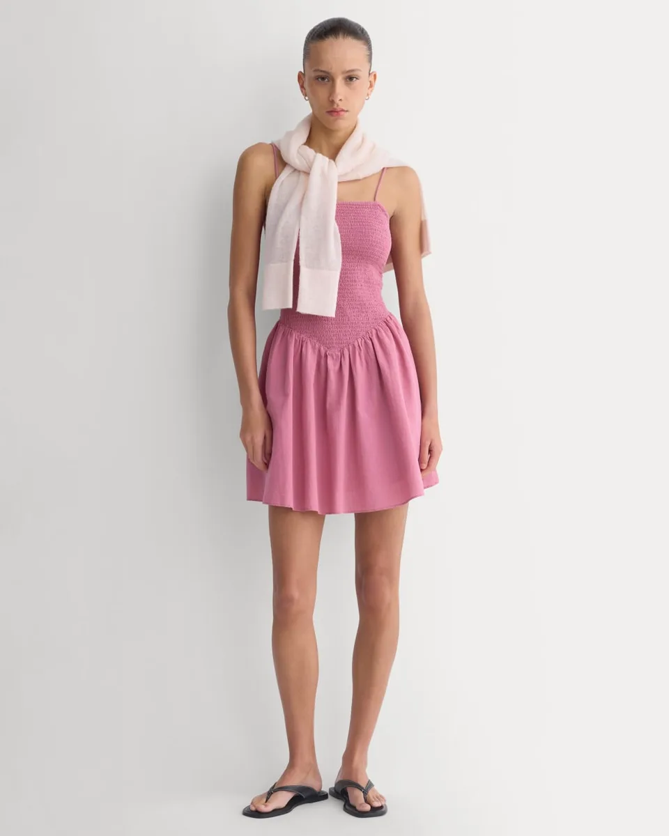 Gauze Smocked Mini Dress | Heather Rose