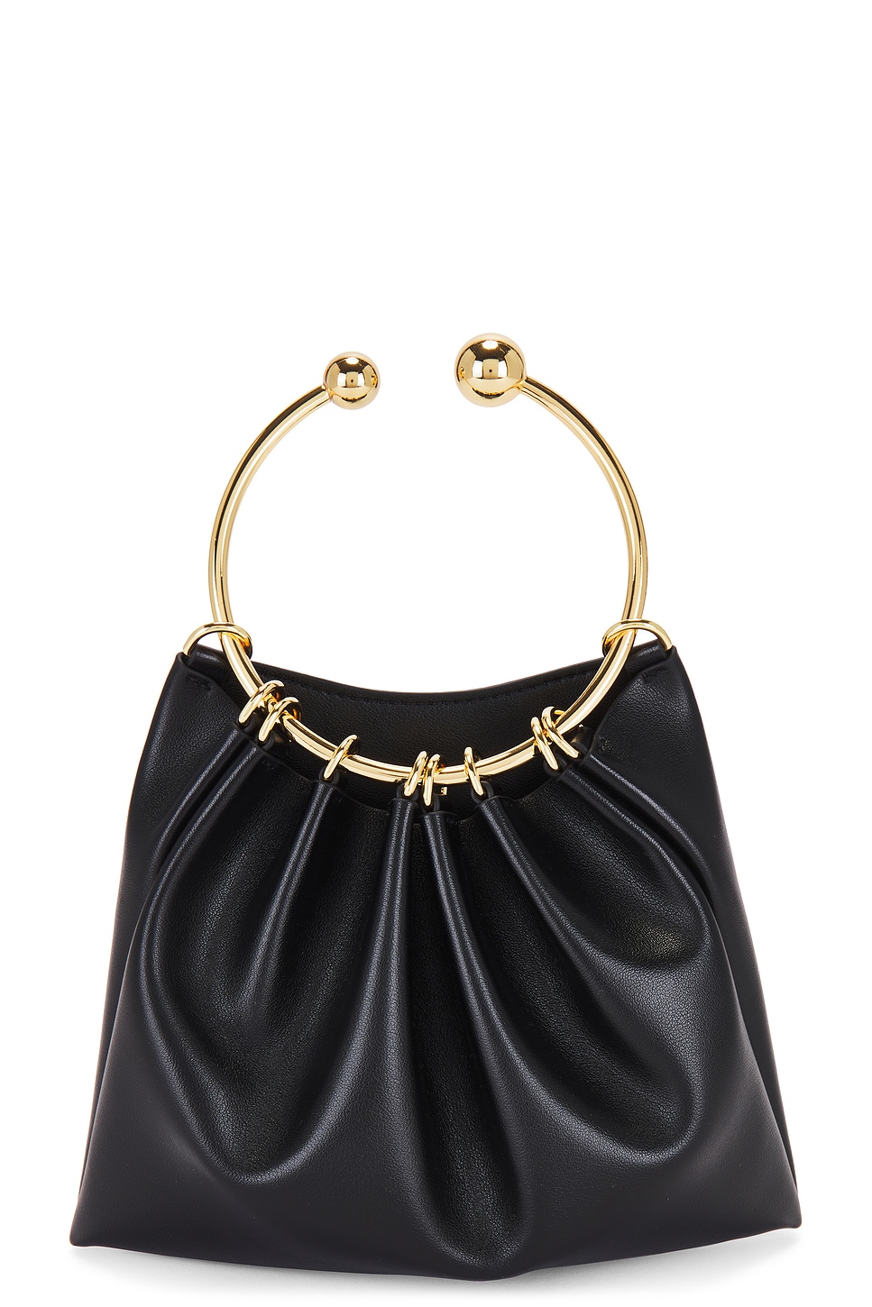VERAFIED Ring Handle Bag in Black