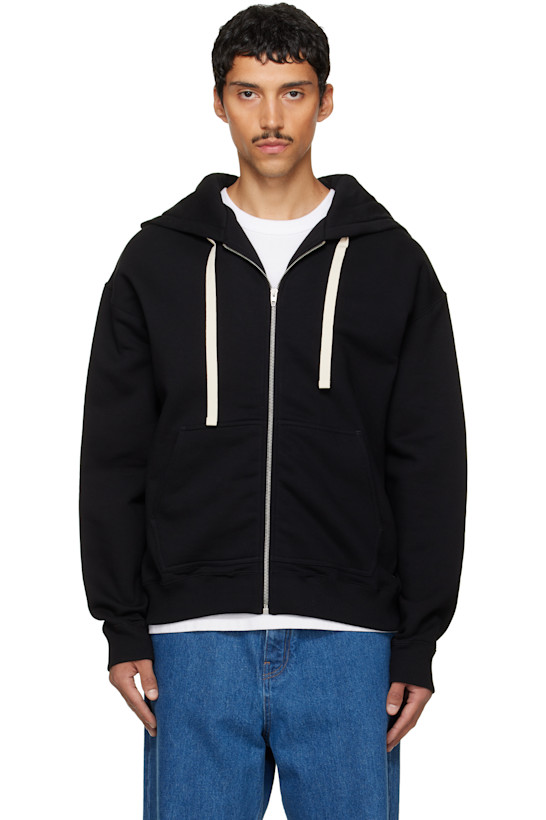 Black Zip Hoodie
