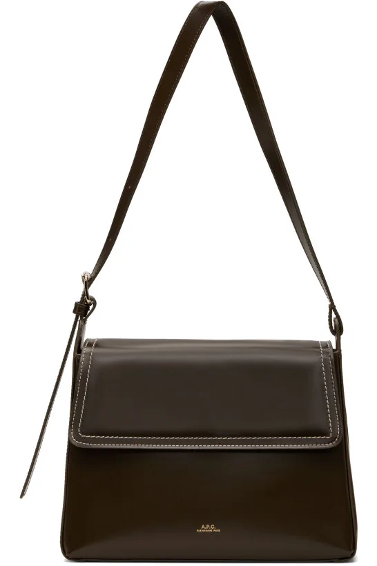 Khaki Virginie Flap Bag