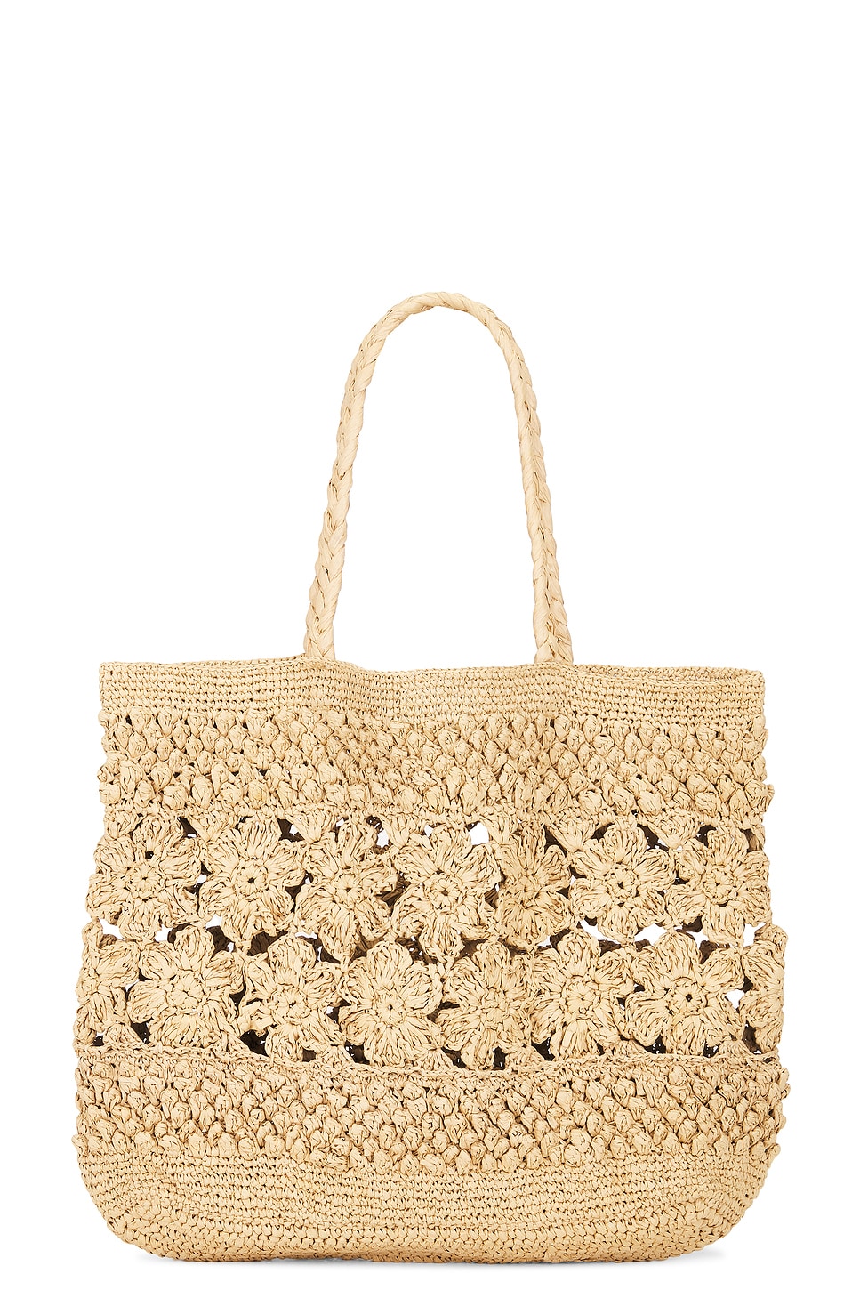 LoveShackFancy Large Sharlo Bag in Tan