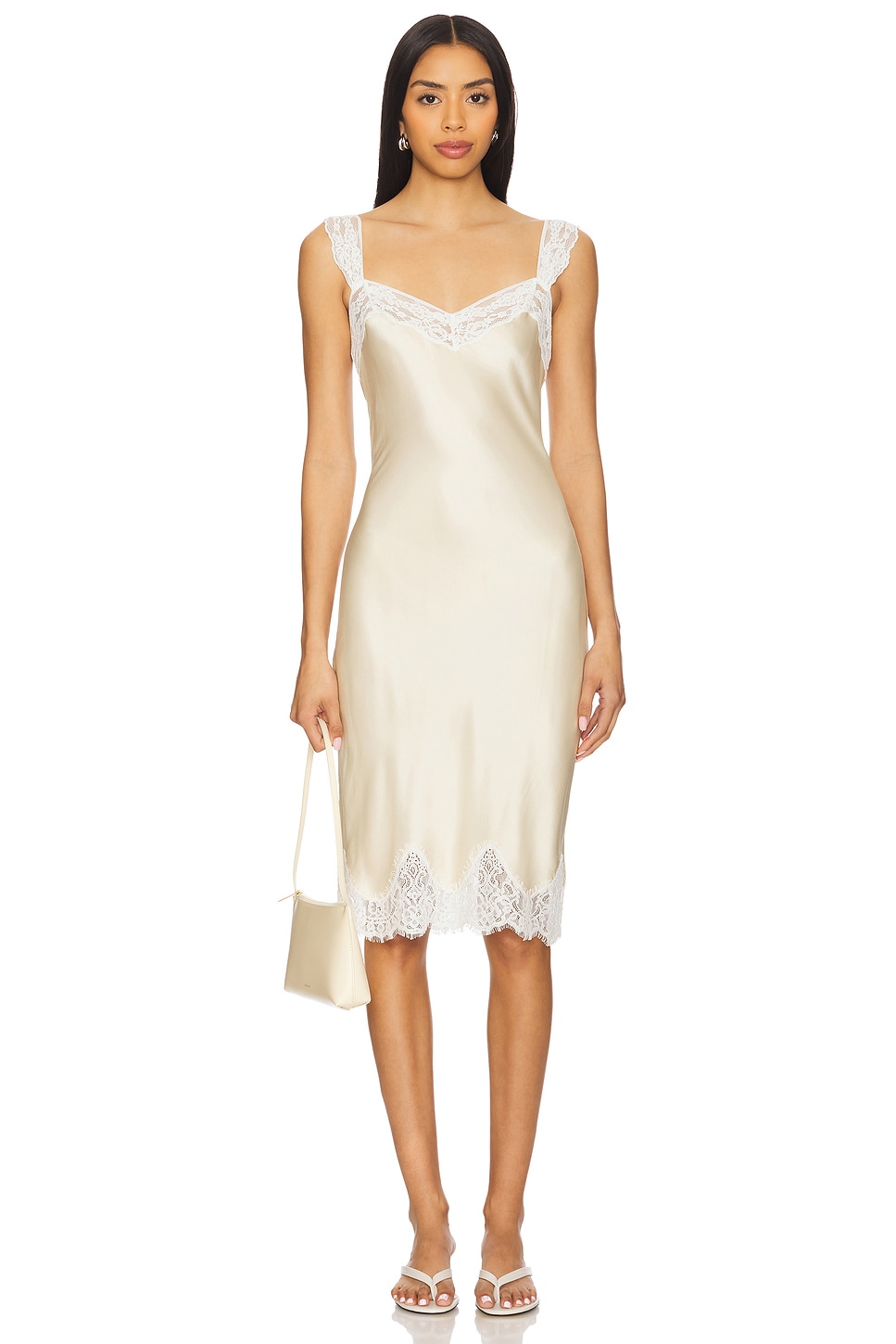 Tularosa Camille Dress in Antique White