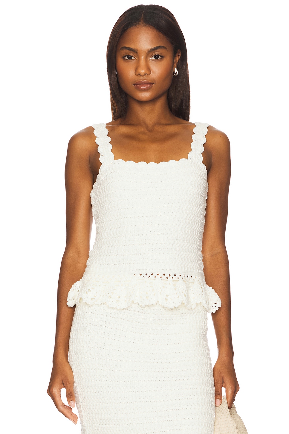 Rails Estefania Top in White