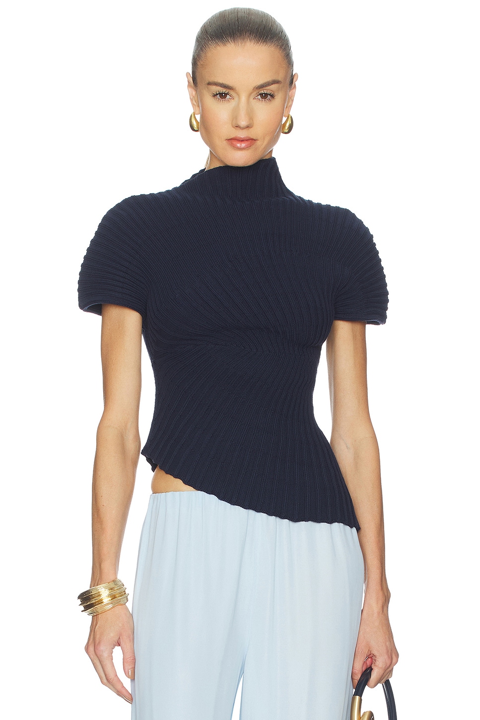 Cult Gaia Annemie Top in Deep Lake