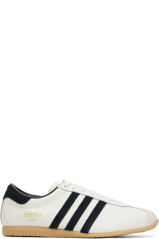 White & Black Paris Sneakers