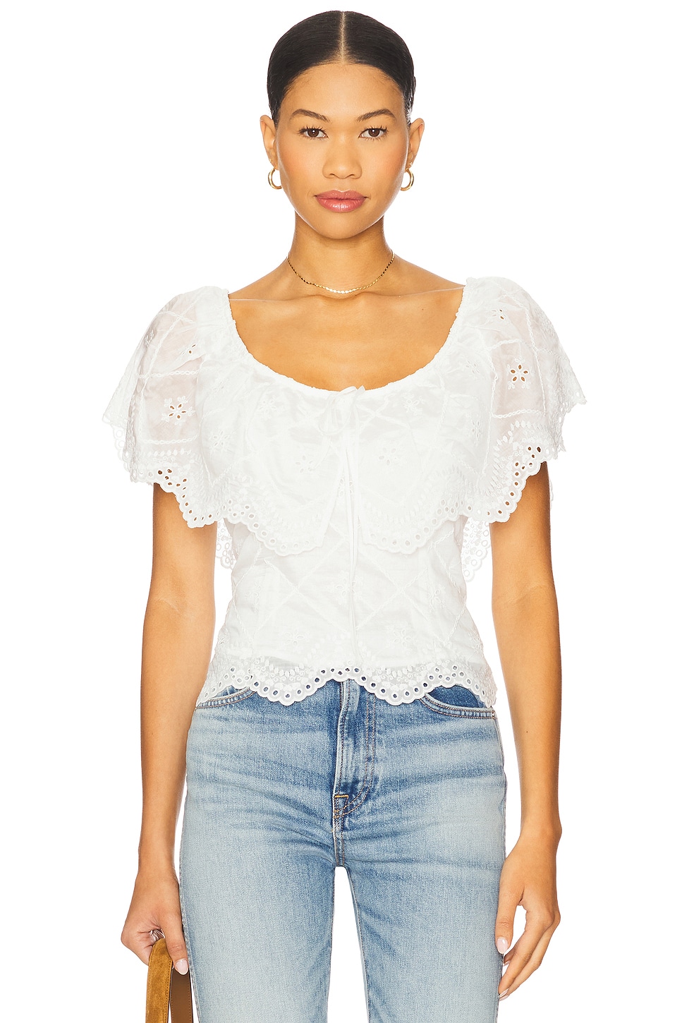 Tularosa Sofiya Top in White