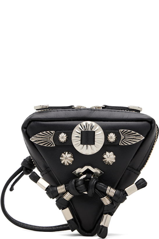 Black Triangle Shoulder Bag