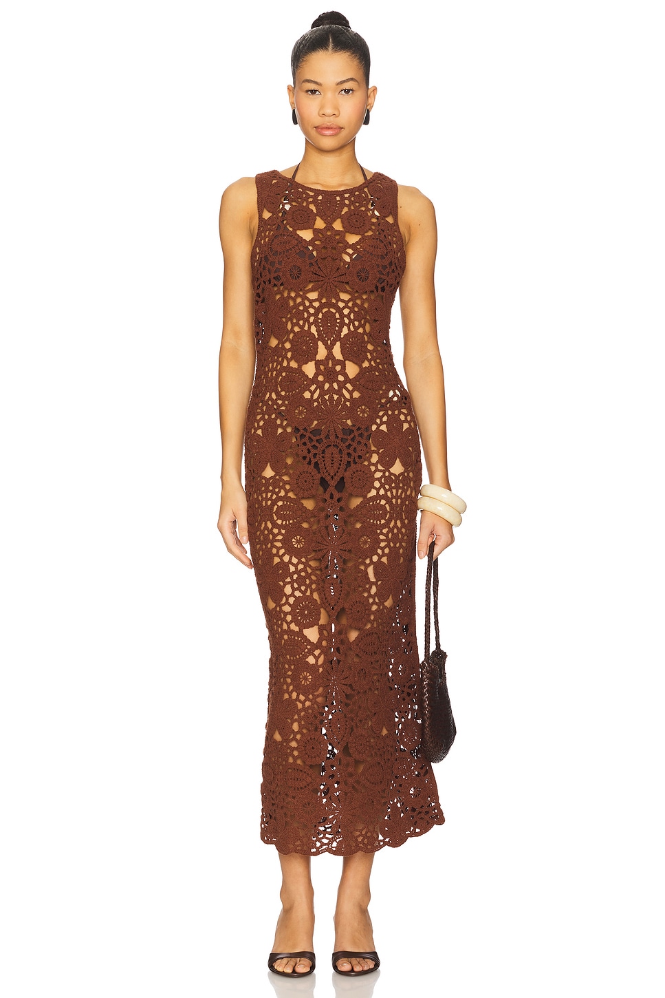 SNDYS Tala Maxi Dress in Sepia