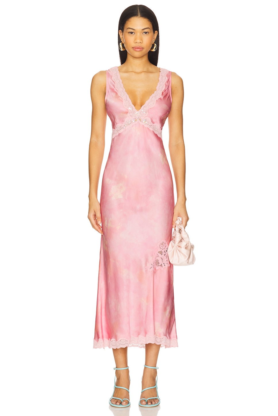 LoveShackFancy BIER 裙子 in Pink Ember