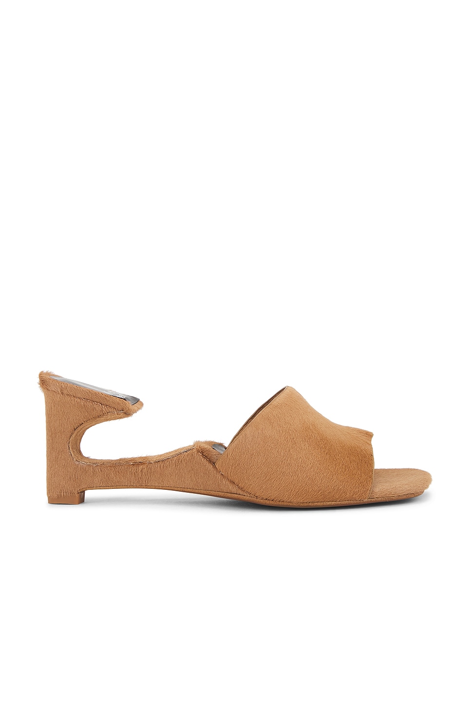 Jeffrey Campbell Heels Up Mules in Taupe