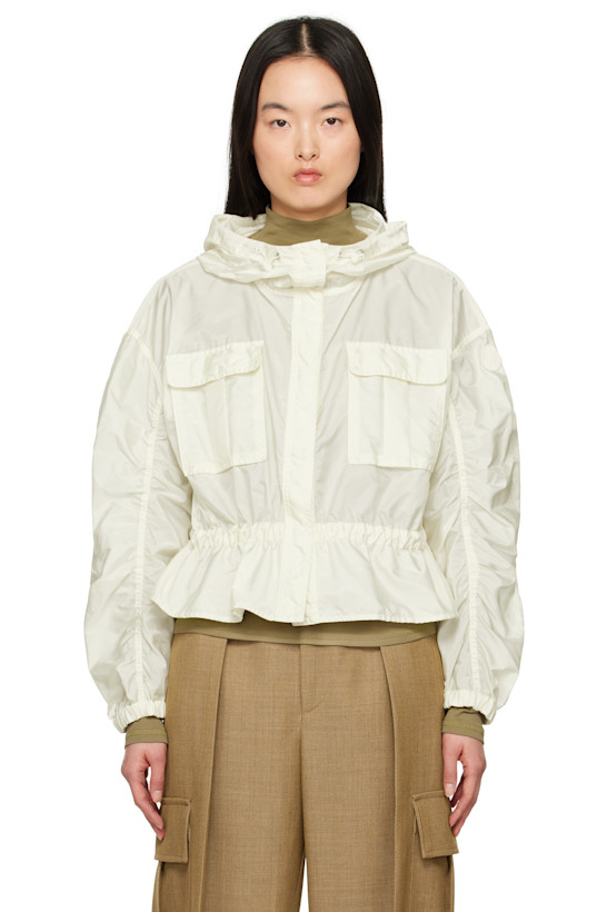 Off-White Curton Hooded Peplum Jacket