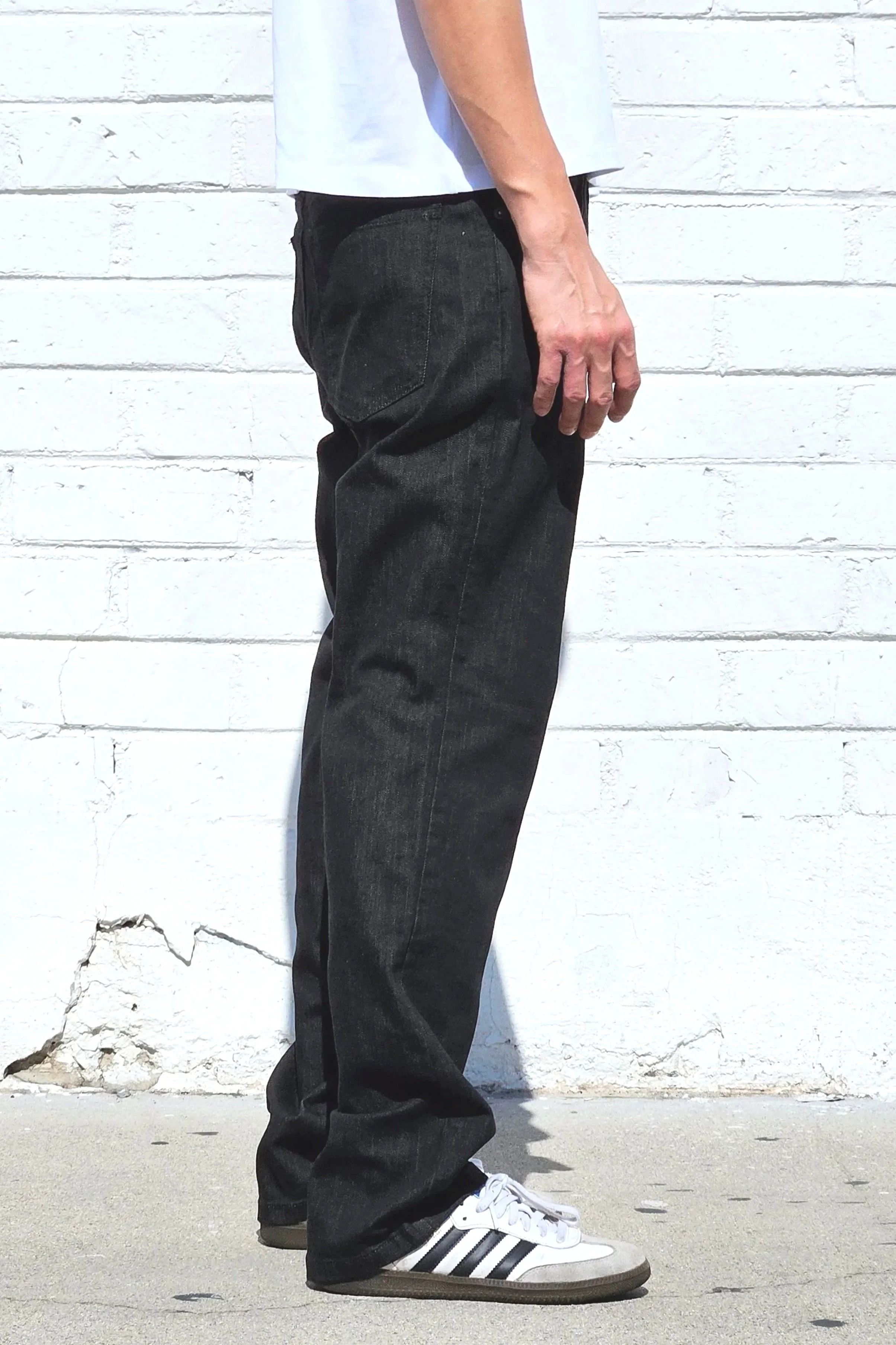 Washed Black Relaxed Fit Jeans - Image 6