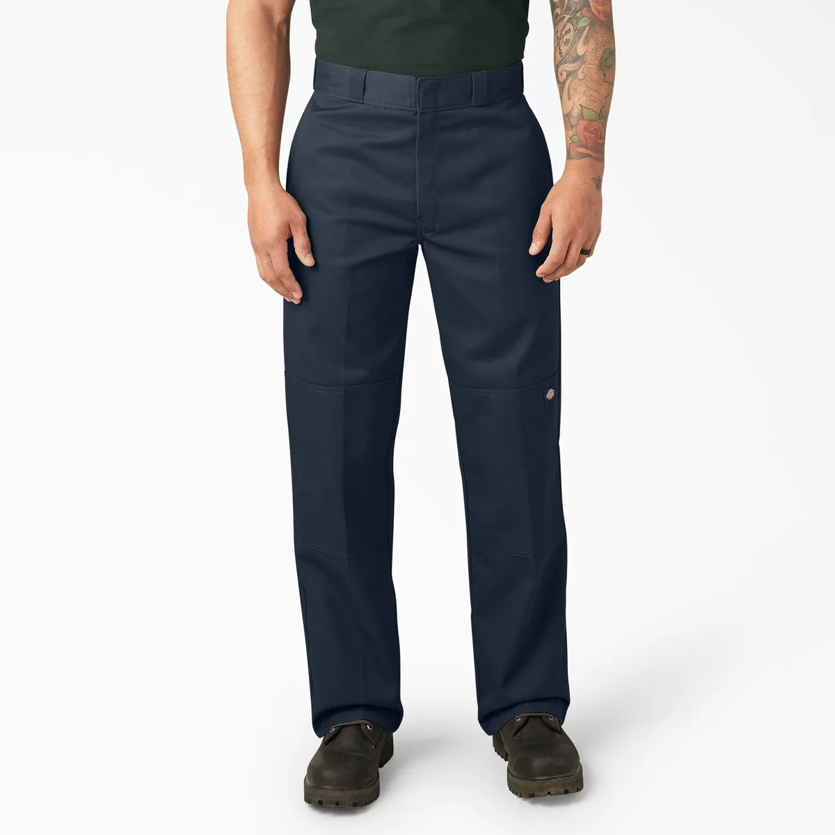 Loose Fit Double Knee Work Pants