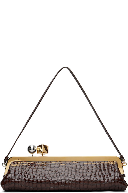 Brown 'The Salon clutch' Bag