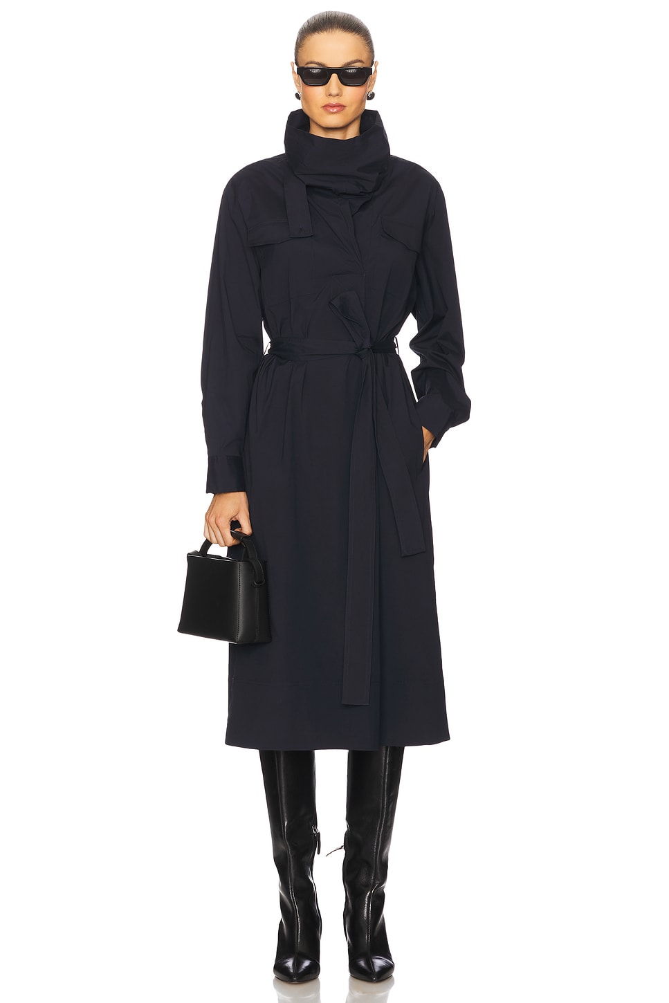 A.L.C. VESTIDO WELLS in Evening Blue