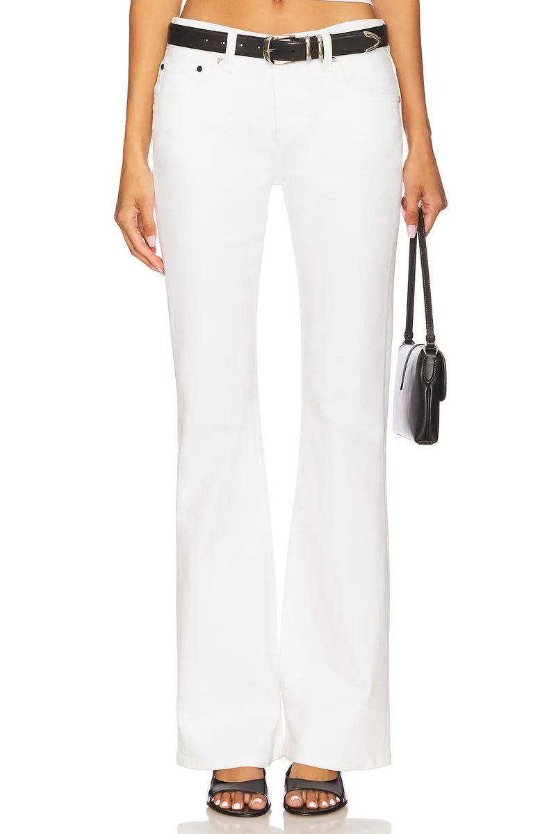 EB Denim Maria Slim Bootcut in White