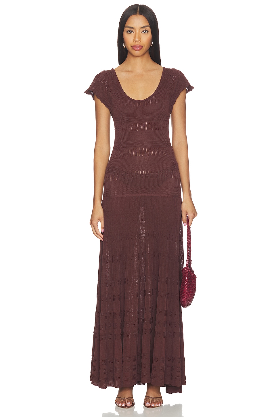 Solid & Striped The Belle Dress in Truffle
