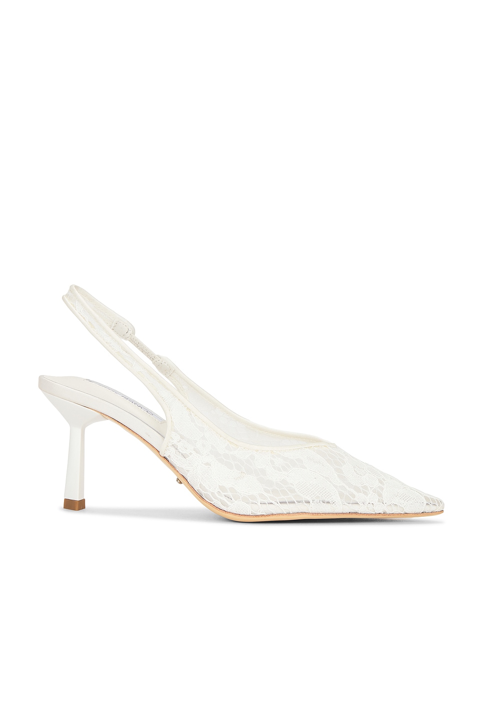 Tony Bianco Breeze Slingback Pump in White Brocade