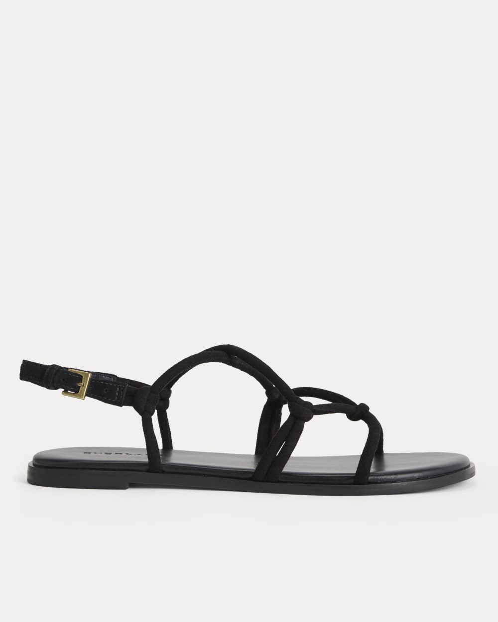 Suede Travel Sandal | Black Suede