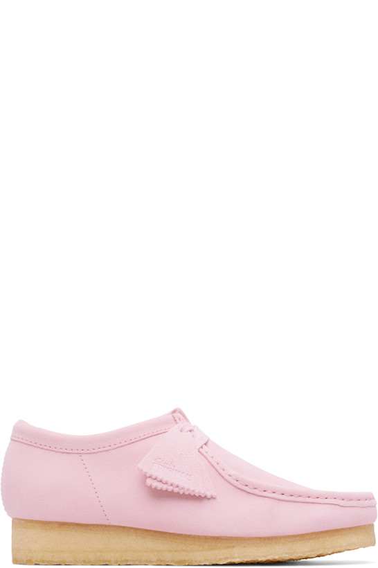 Pink Wallabee Derbys
