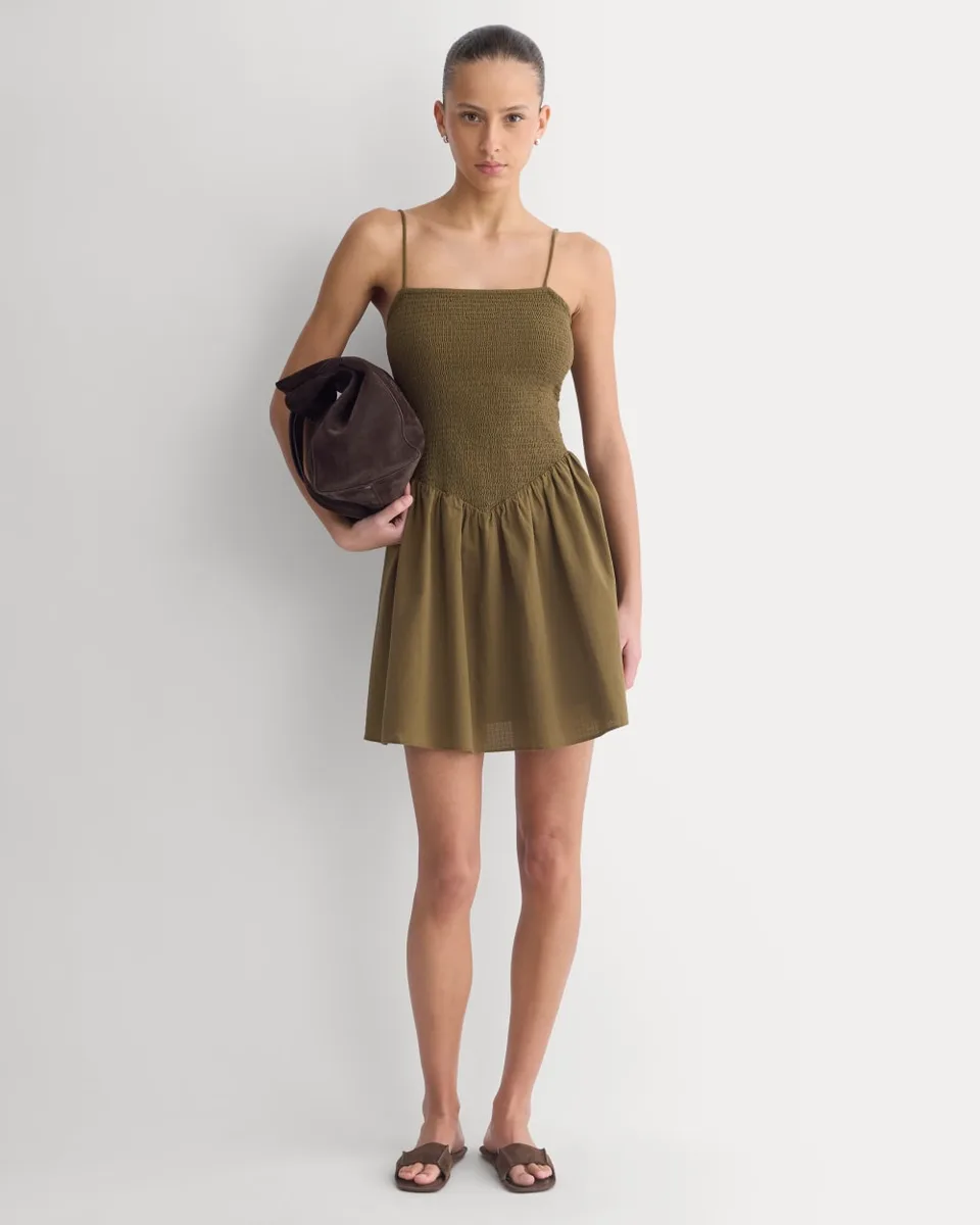 Gauze Smocked Mini Dress | Beech