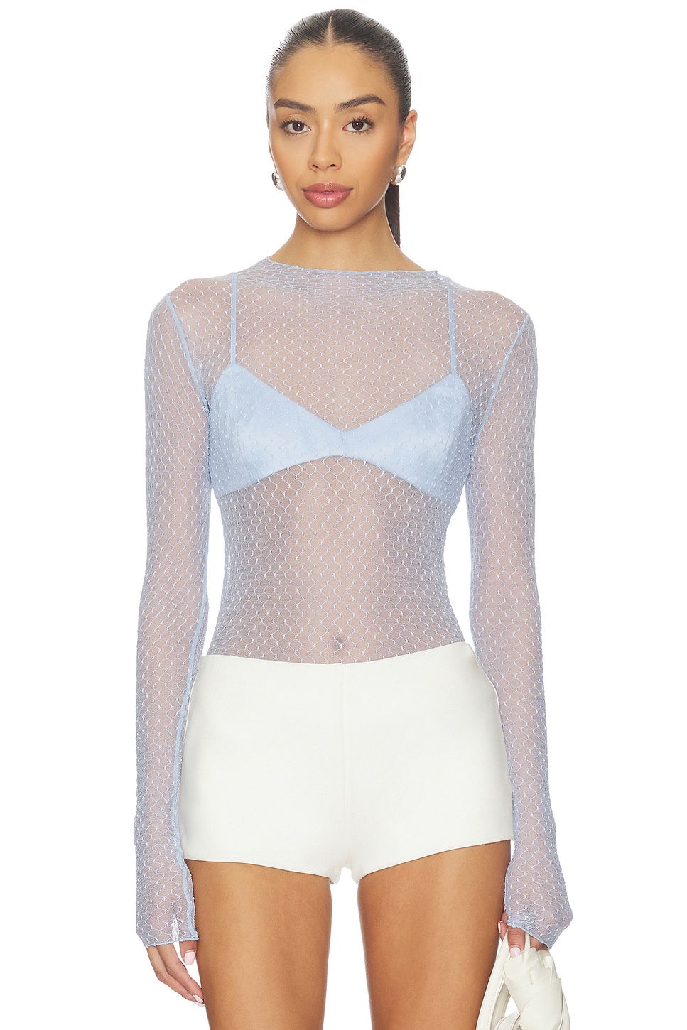 Free People Minding My Business Top in Cashmere Blue