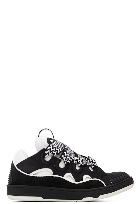 Black & White Curb Sneakers
