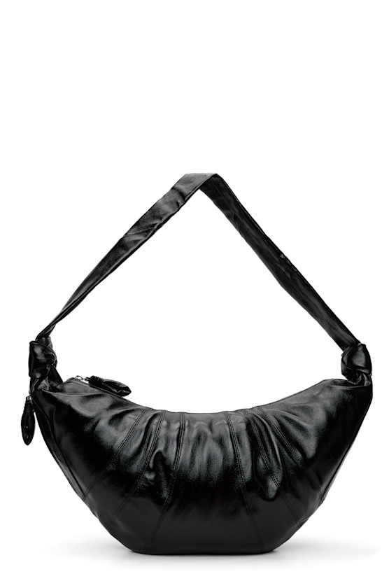 Black Large Croissant Bag