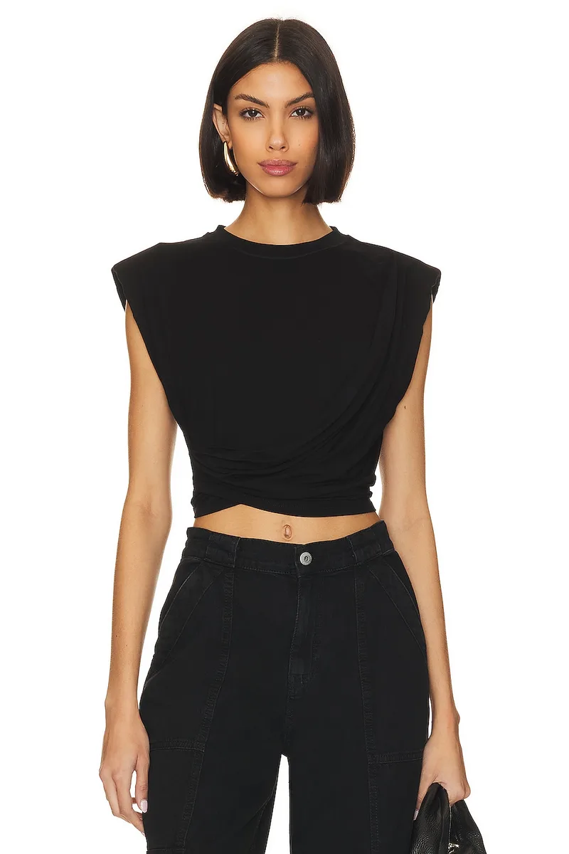 SIMKHAI Estelle Top in Black