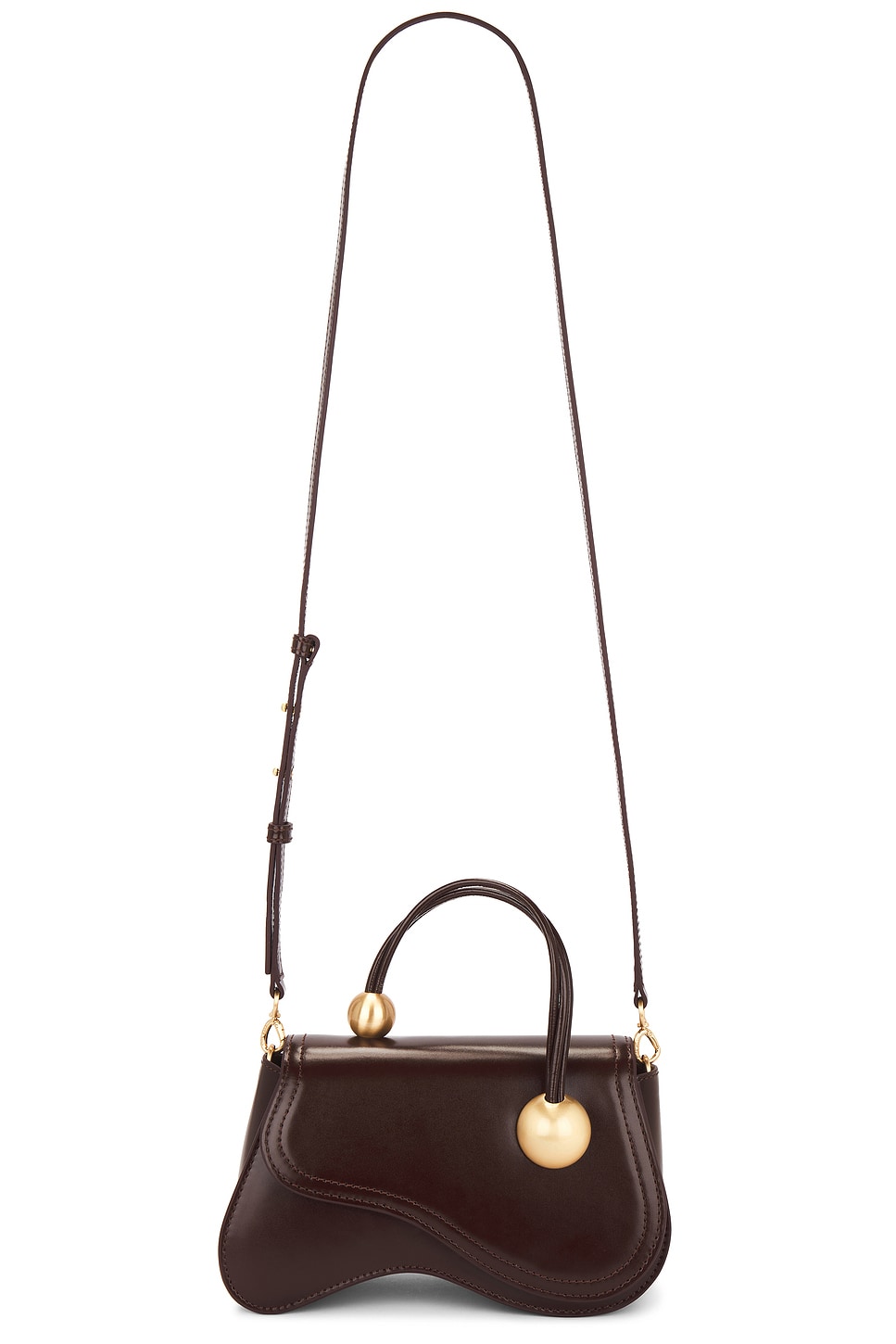 Cult Gaia SAC À BANDOULIÈRE KAZIA in Espresso