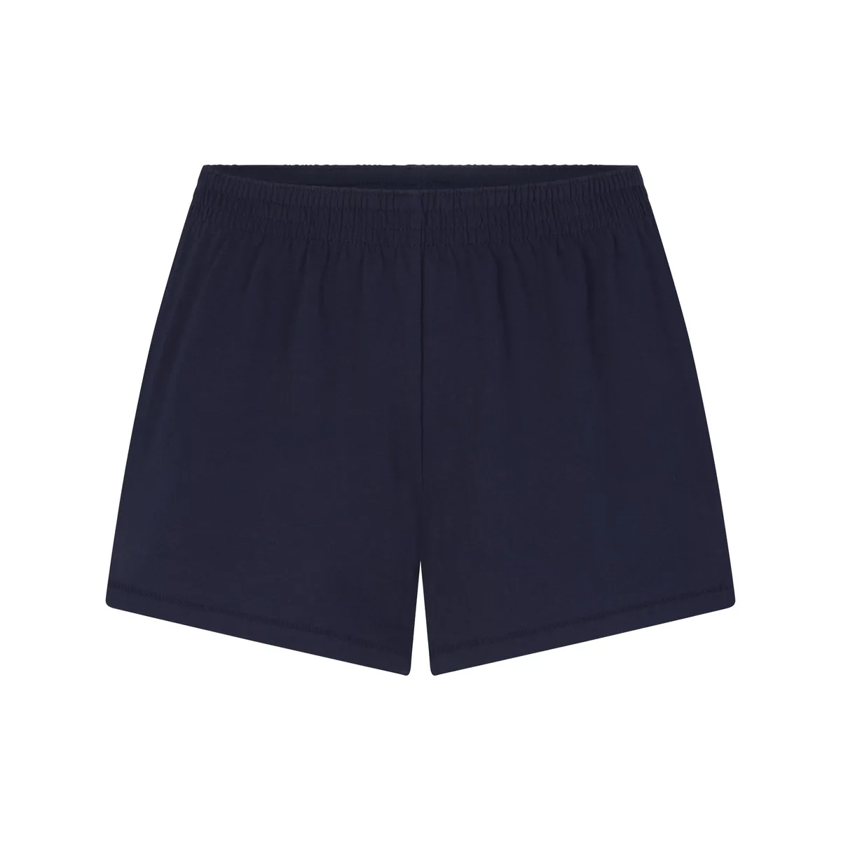 COTTON JERSEY LOOSE SHORT | NAVY