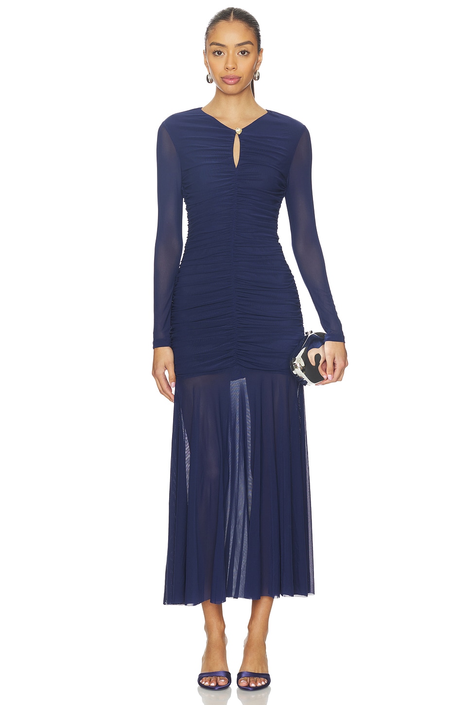 ASTR the Label Yasmine Dress in Navy