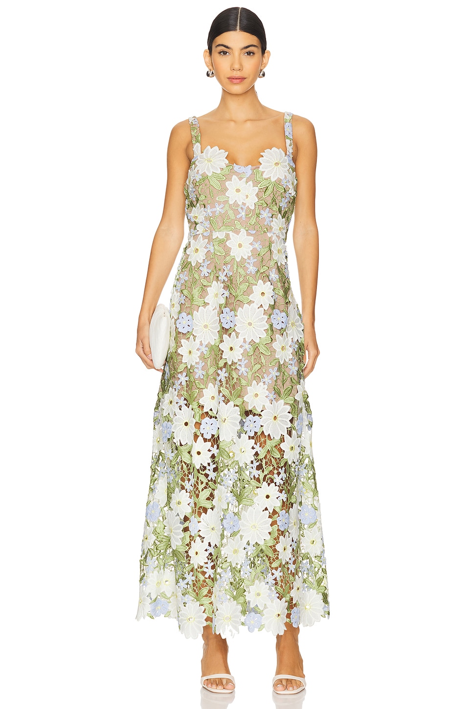 ELLIATT Flora Midi Dress in Multi