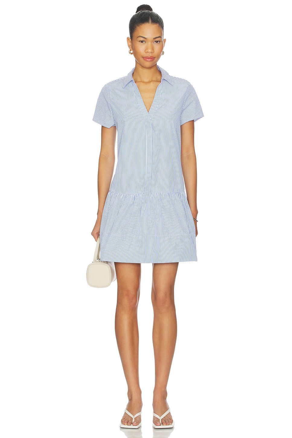 Brochu Walker Antibes Dress in Blue Stripe