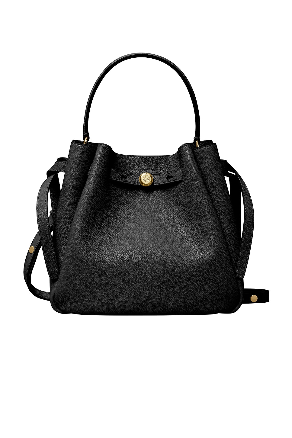 Tory Burch Romy Bucket Bag in Black