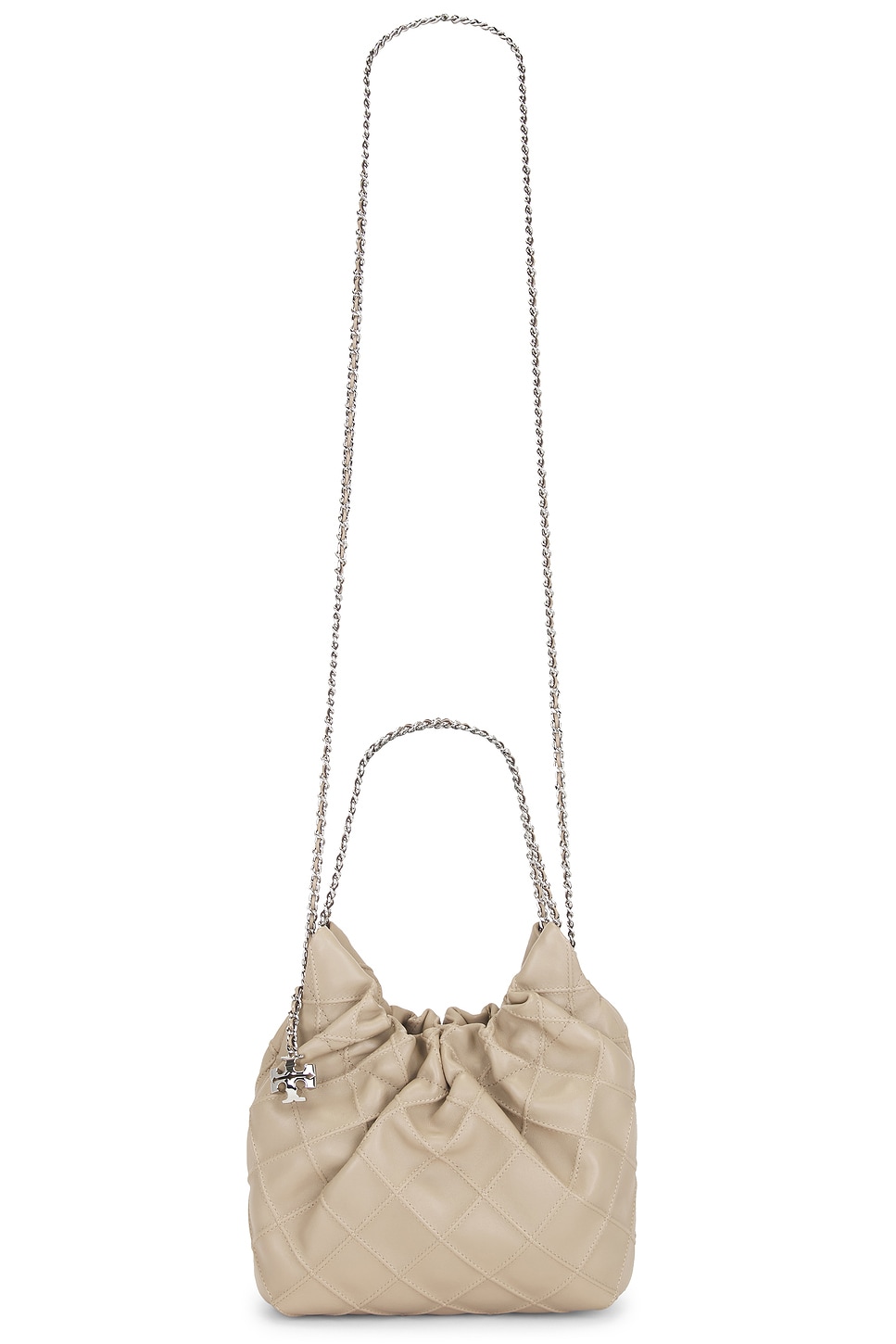 Tory Burch FLEMING 迷你水桶包 in Soft Cement