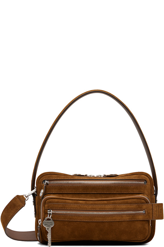 Brown Camero Party Suede Bag