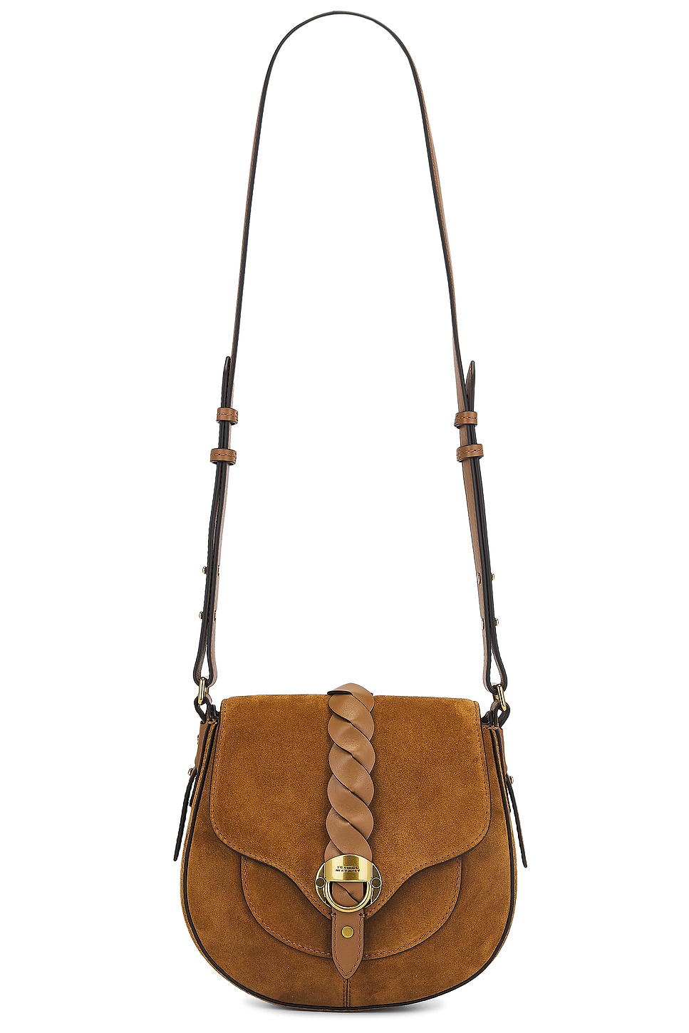 Isabel Marant Altay Small Shoulder Strap Bag in Cognac