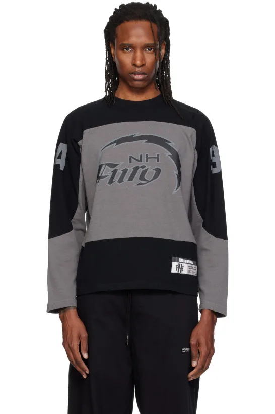 Gray & Black Hockey T-shirt