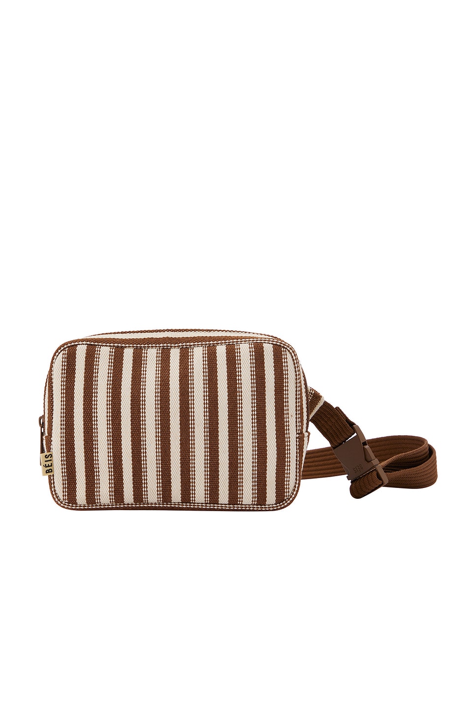 BEIS The Summer Stripe Belt Bag in Maple