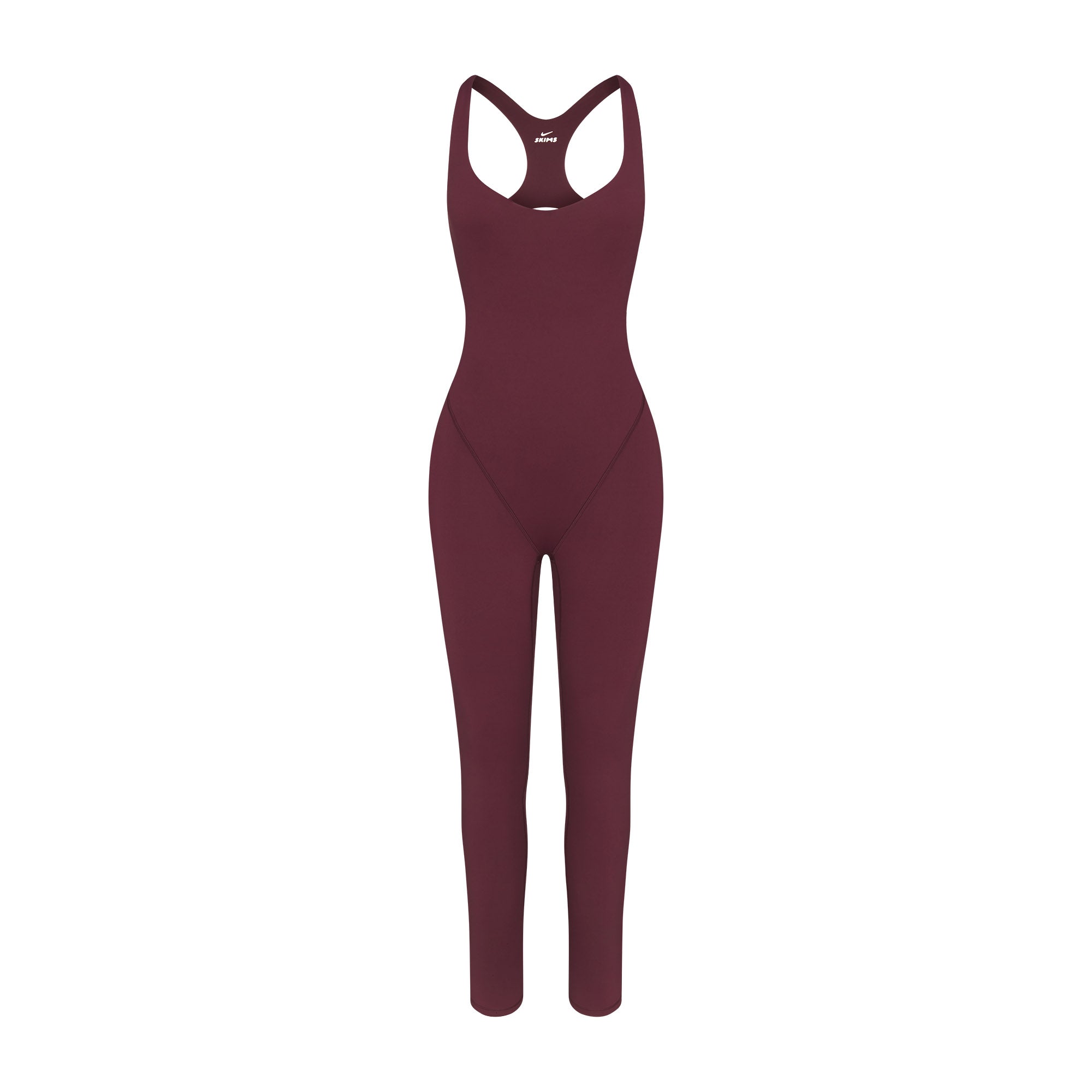 NikeSKIMS MATTE RACER LONG ONE PIECE | CURRANT