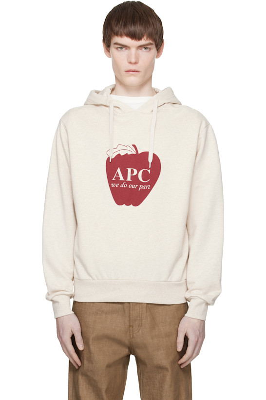 Beige Pomme Hoodie