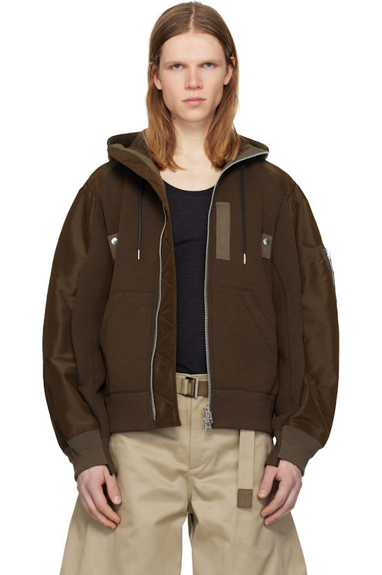 Brown Sponge Sweat Hoodie