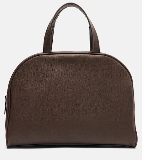 Bindle Small leather tote bag