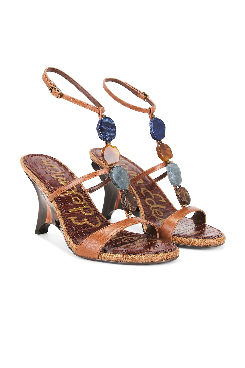 Sam Edelman Massey Sandal in Rich Cognac