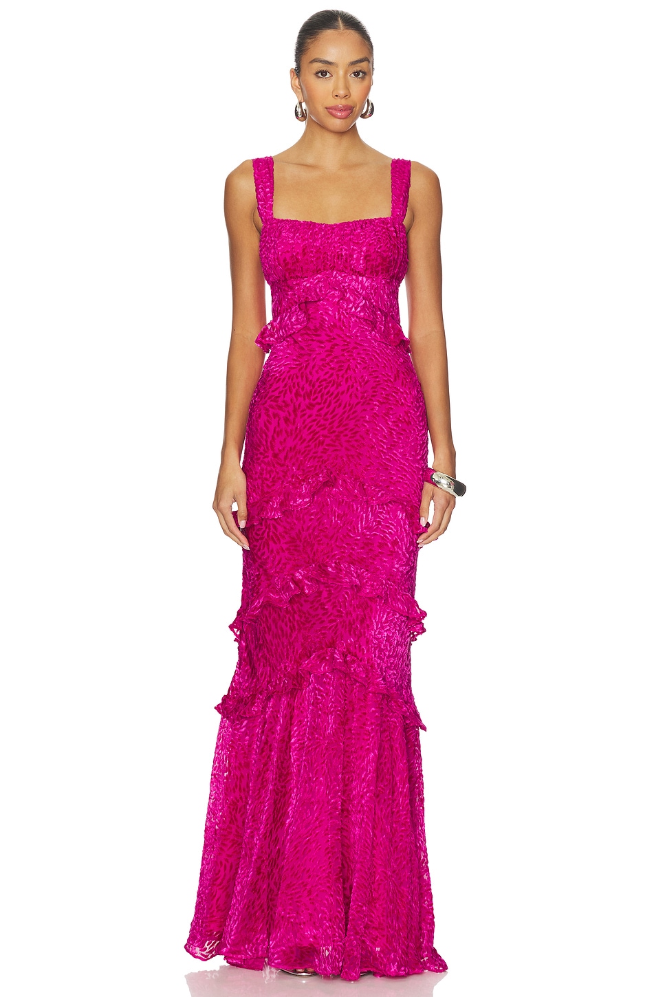 SALONI Chandra Dress in Orchid