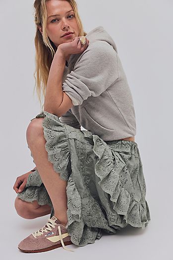 Magnolia Pearl Eyelet Pissarro Skirt