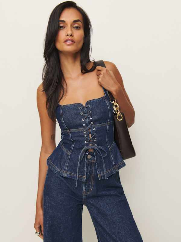 Dallas Denim Corset