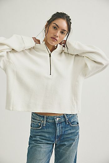 We The Free Celeste Quarter Zip