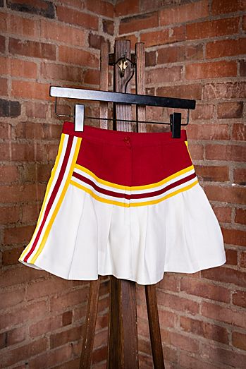 Vintage 70s Varsity Spirit Fashions Cheerleader Skirt Selected by Black Shag Vintage